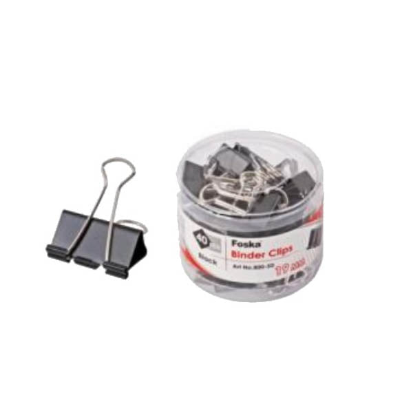 PINCE DOUBLE CLIP FOSKA 19MM REF 800-5 PAQUET DE 40