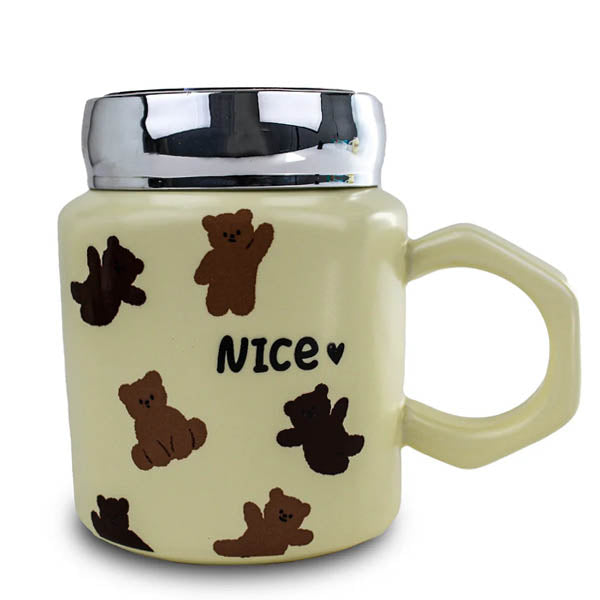 MUG en céramique avec couverture