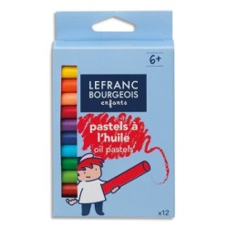 CRAYON DE CIRE A HUILE LEFRANC & BOURGEOIS DE 12 REF 807154