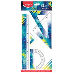 POCHETTE GEOMETRIQUE MAPED 30CM COSMIC 4PCS