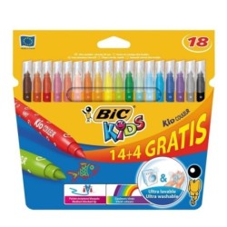 FEUTRE BIC KID COULEUR DE 18 REF 841802