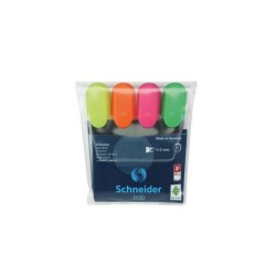 MARQUEUR FLUORESCENT SCHNEIDER JOB POCH DE 4
