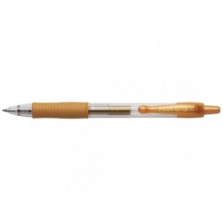 STYLO GEL PILOT G-2 0.7 METAL DORE