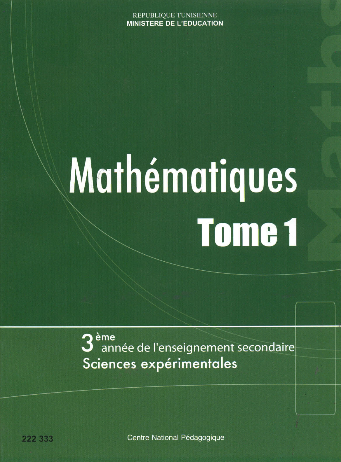 Mathématiques T1(Sc Ex)
