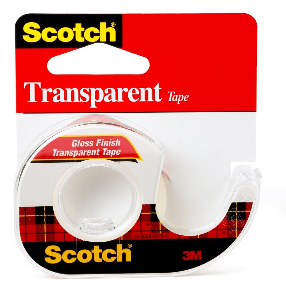 SCOTCH DELI ASS TRANSPARENT 12*38 REF A690 12PCS