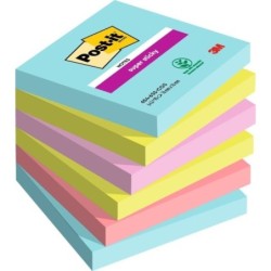 STICKY NOTES DL 76*76 5COUL 500F FORMES