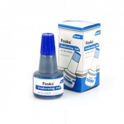 ENCRE A TEMPON FOSKA 30ML REF YX030 BLEU