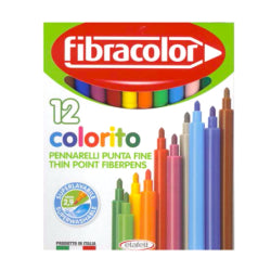 FEUTRE FIBRACOLOR DE 12