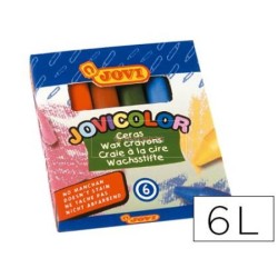CRAYON DE CIRE JOVI DE 6 REF 980/6