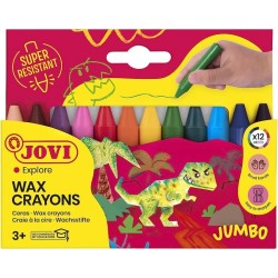 CRAYON DE CIRE JOVI DE 12 REF 980/12
