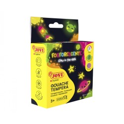 GOUACHE LIQUIDE JOVI POT DE 4*35ML NEON REF 504