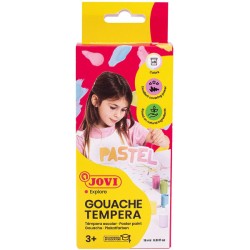 GOUACHE LIQUIDE JOVI POT DE 6*15M PASTEL REF 520P