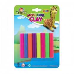 PATE A MODELER KIDART DE 8 FLUO