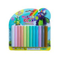 PATE A MODELER KIDART PASTEL DE 12
