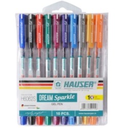 STYLO GLITTER HAUSER POCH DE 10