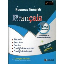 KOUNOUZ ENNAJEH-FRANCAIS 3E LETTRES