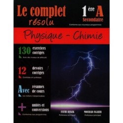 LE COMPLET RESOLU-PHY CHIMIE السنة الأولى ثانوي
