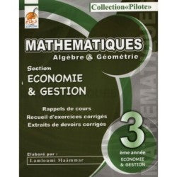 COLLECTION PILOTE-MATH 3E ECONOMIE