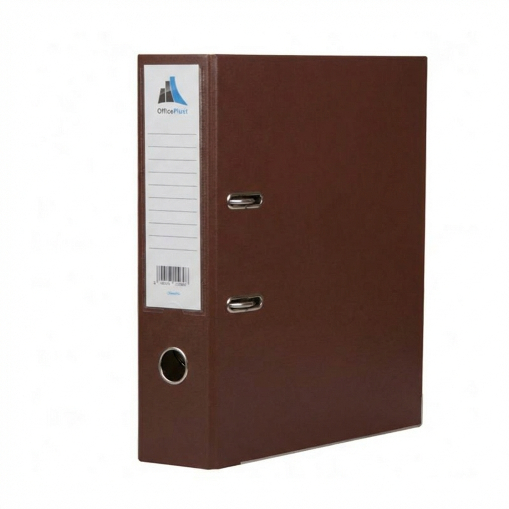 CLASSEUR A LEVIER OFFICEPLAST 75MM MARRON