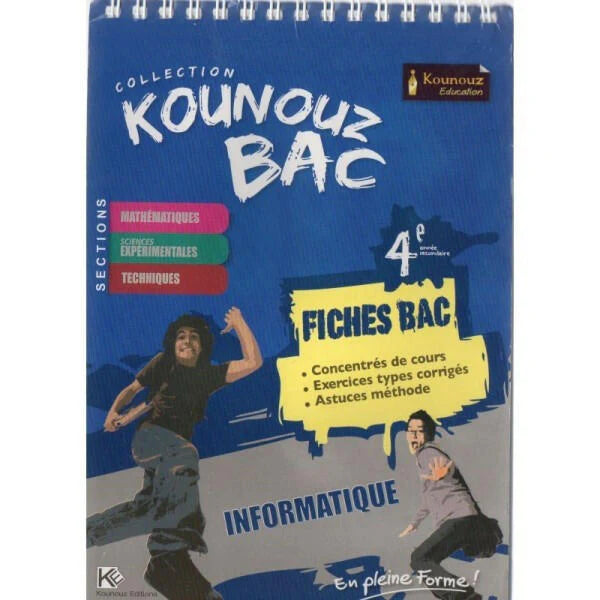 FICHES KOUNOUZ-INFORMATIQUE BAC SCIENCES