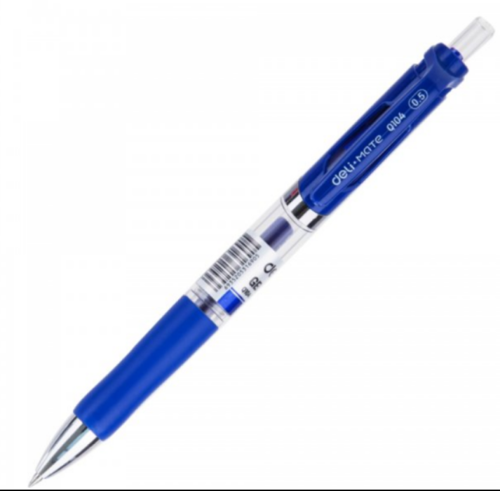 STYLO GEL DELI 0.5 BLEU REF SA310