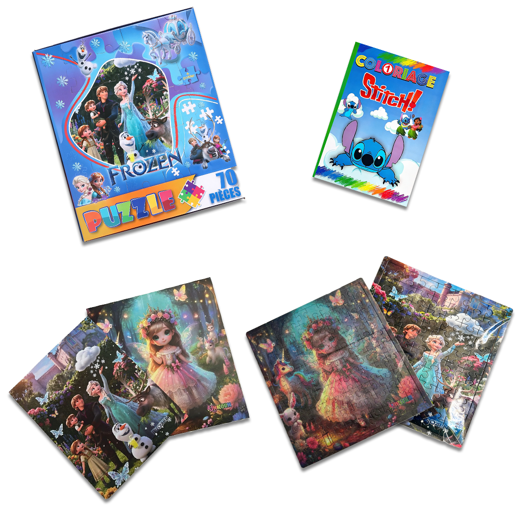 JOUET PUZZLE 3EN1 UNICORN-FROZEN