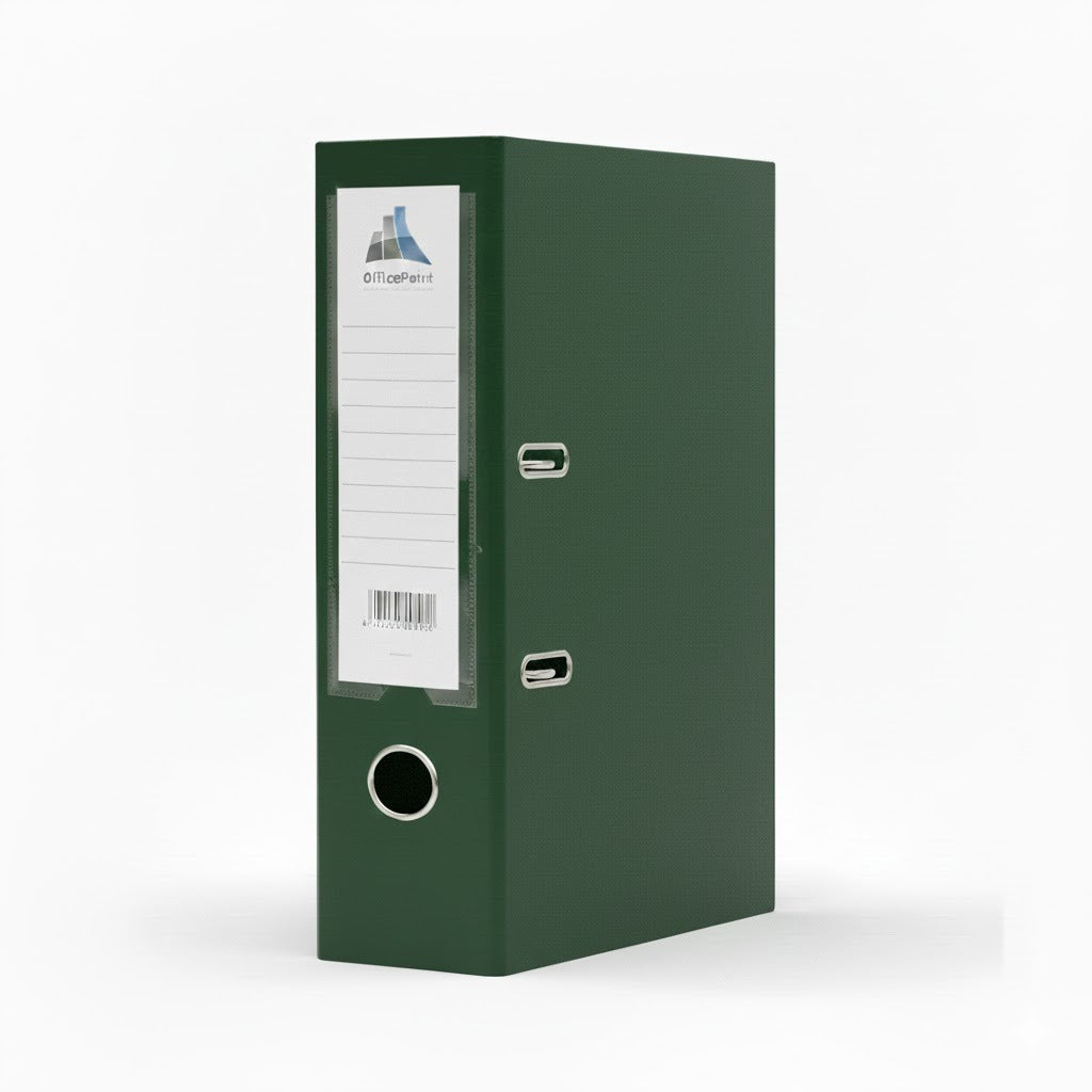 CLASSEUR A LEVIER OFFICEPLAST 75MM VERT