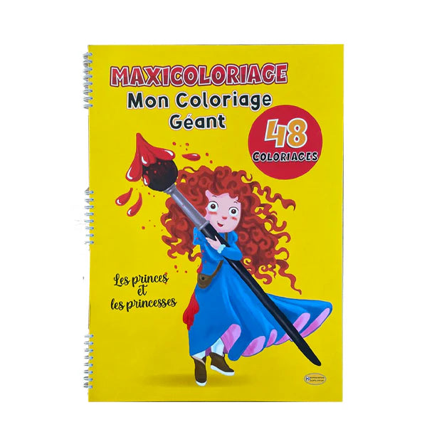 MAXI COLORIAGE PRINCE ET PRINCESSE-KOUNOUZ EDITION