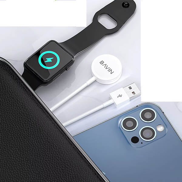 CHARGEUR MAGNETIQUE IPHONE BAVIN 2 EN 1 REF CB234