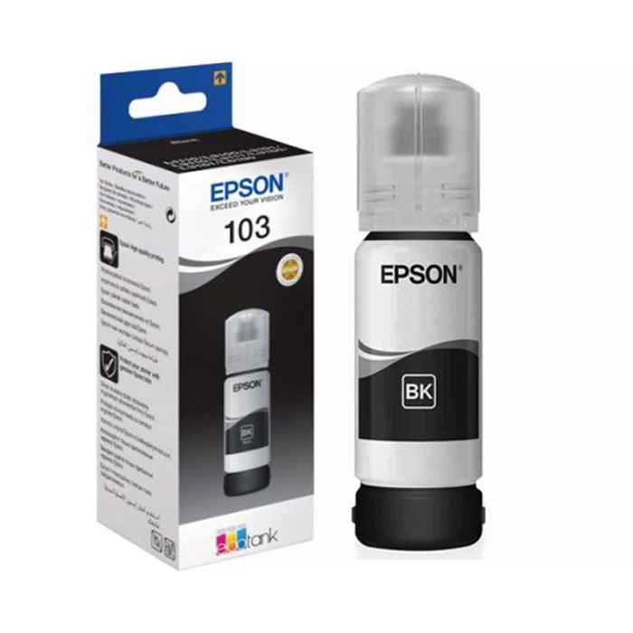 BOUTEILLE D ENCRE EPSON ORIGINAL 103 NOIR