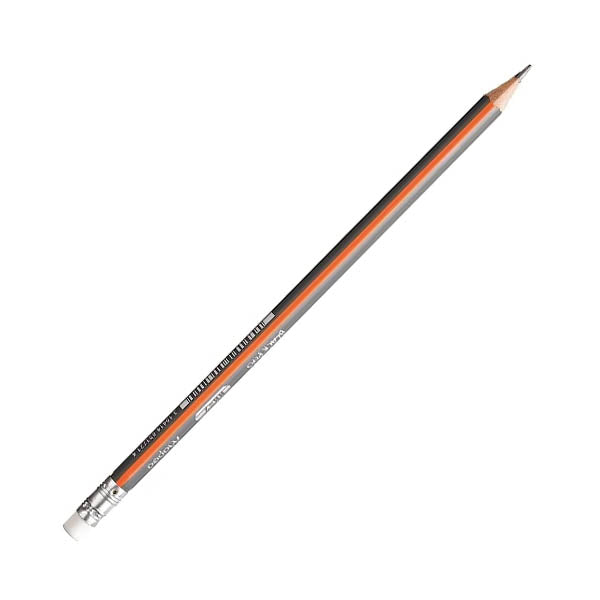CRAYON NOIR DELI HB 2 +GOMME REF 37014