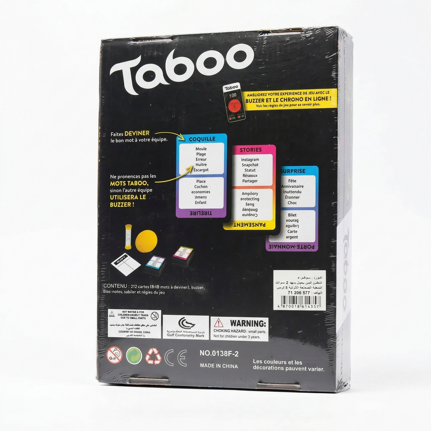 JOUET TABOO REF 0138F-2