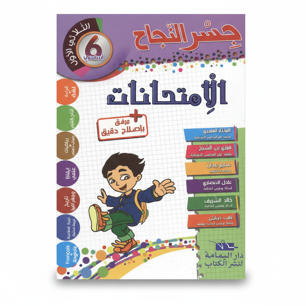 جسر النجاح في الإمتحانات السنة السادسة ابتدائي ثلاثي الاول