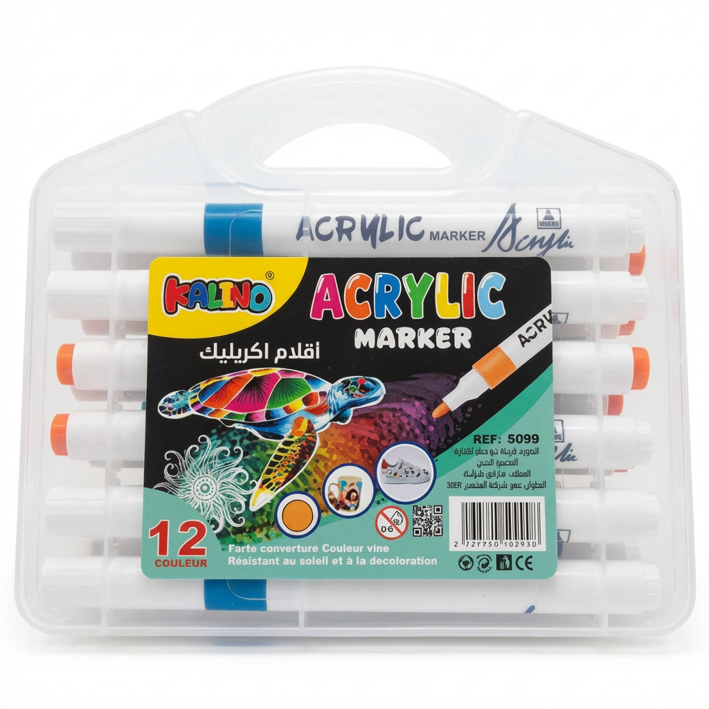 MARQUEUR ACRYLIQUE KALINO DE 12 REF 7068