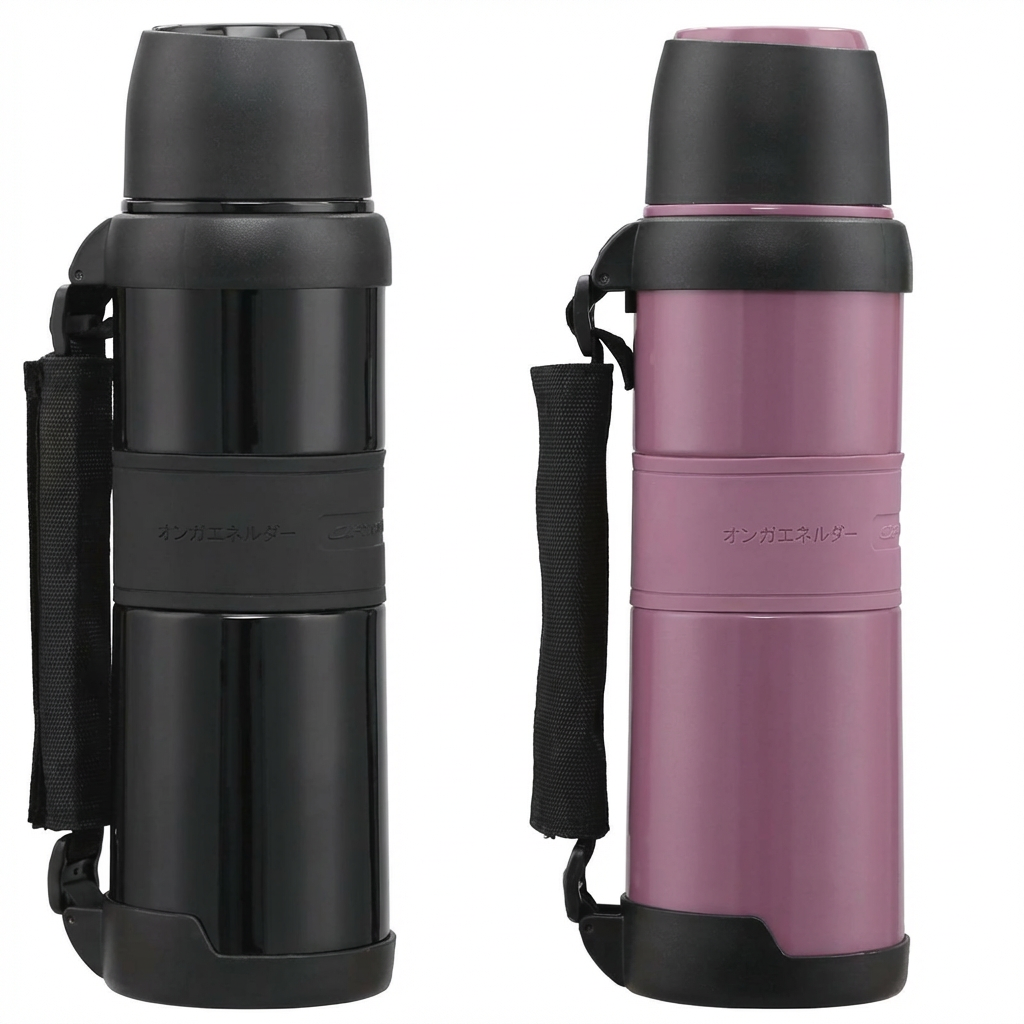 BOUTEILLE A EAU UZSPACE TWB-5088 1000ML PLUM RED BARK BLACK