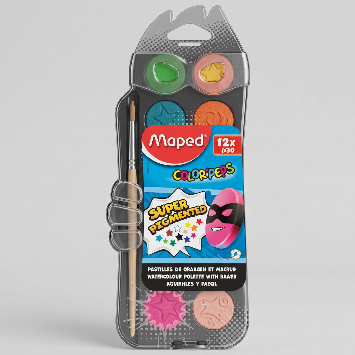 AQUARELLE MAPED COLOR PEPS DE 12 REF 811520