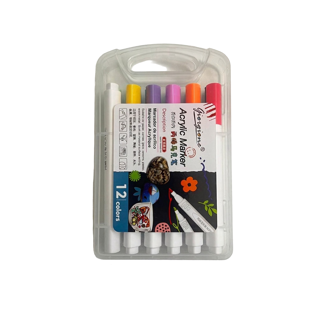 MARQUEUR ACRYLIQUE GIORGIONE DE 12 REF G-AM12