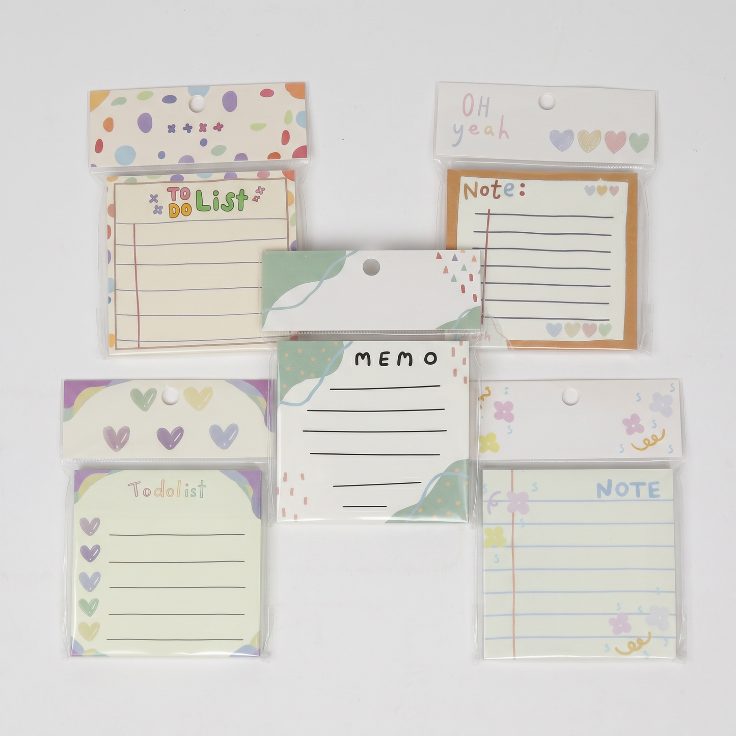 STICK NOTE FANTAISIE A LIGNE 80P REF 7905-3