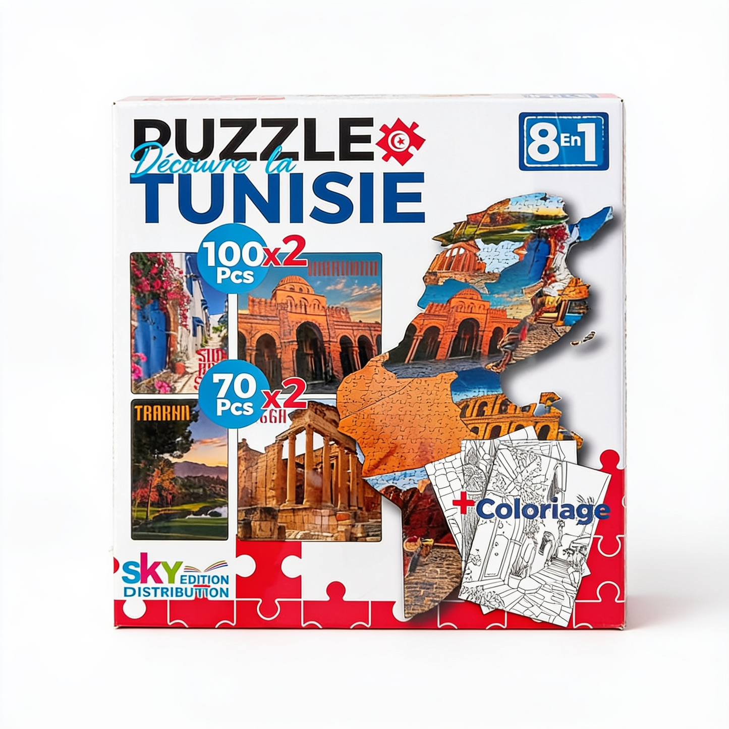 JOUET PUZZLE TUNISIE-SKY EDITION