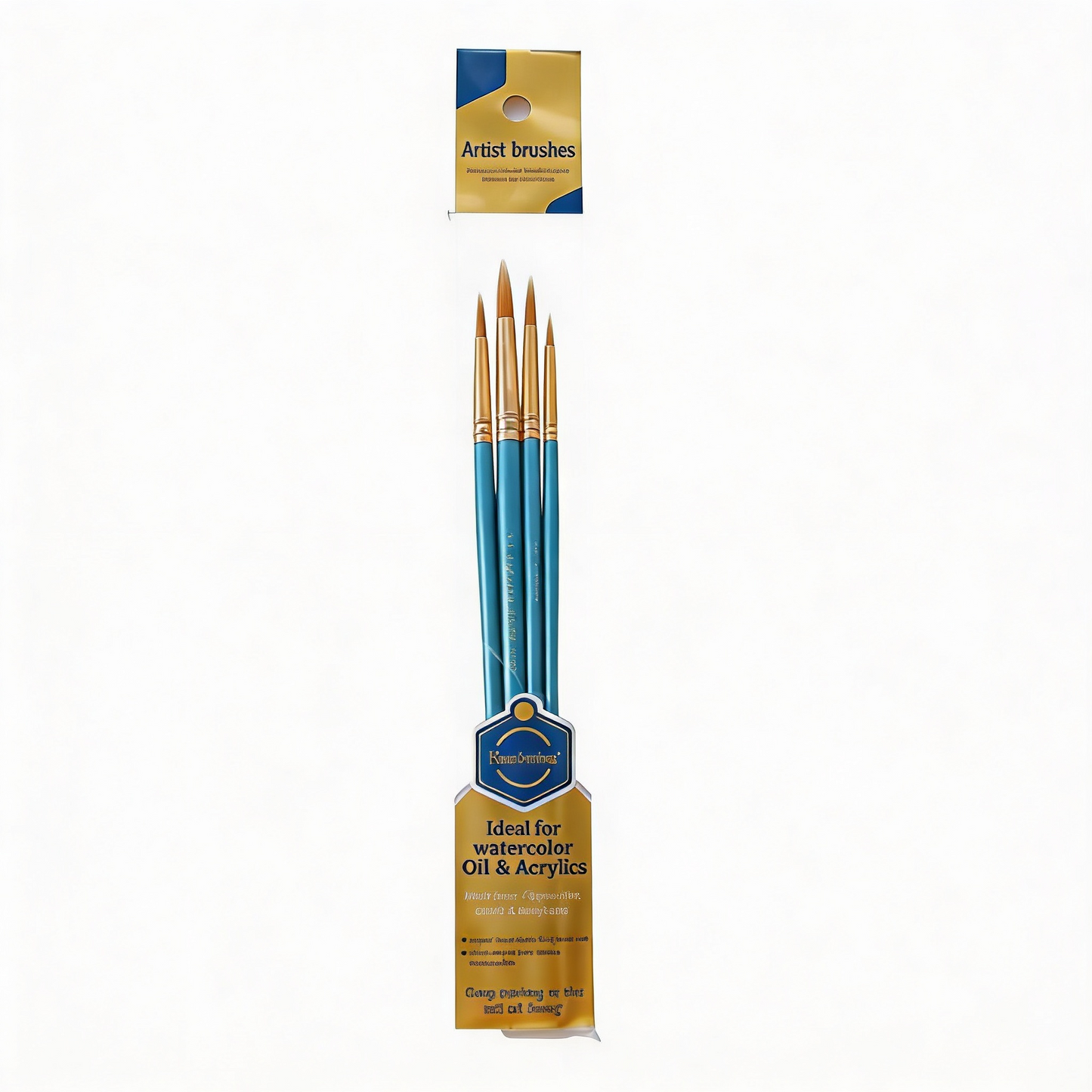 PINCEAU KEEP SMILING ROND POCH DE 4 REF A402R