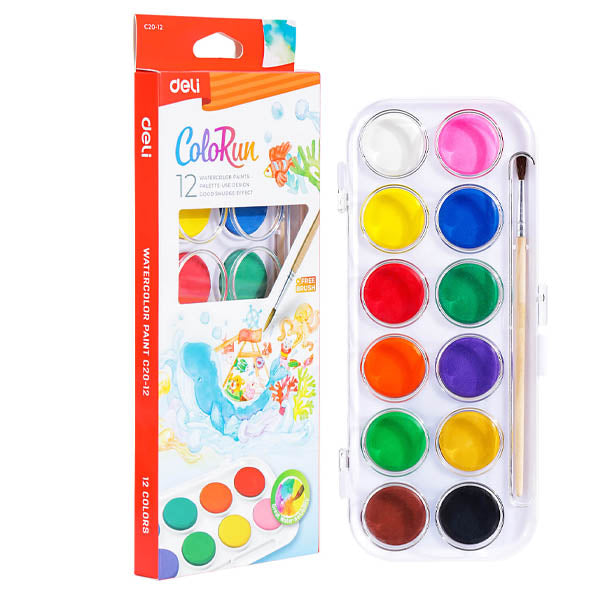 AQUARELLE DELI COLORUN DE 12 REFC20-12