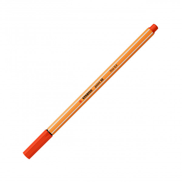 STYLO POINT FINE STABILO POINT 88 ROUGE BRUY 88/17