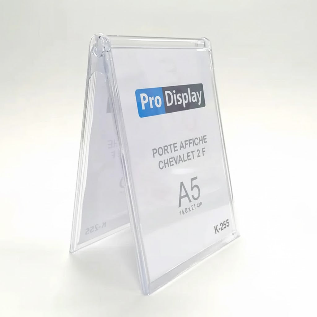 PORTE AFFICHE A5 2 FACE REF K-255V