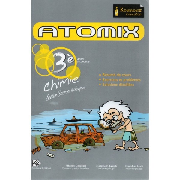 ATOMIX-CHIMIE 3E SC.TECHNIQUES