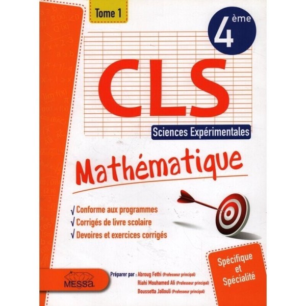 CLS 4E SC.EXPERIMENTALES TOME1