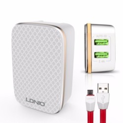 CHARGEUR LDNIO 2USB REF A2204