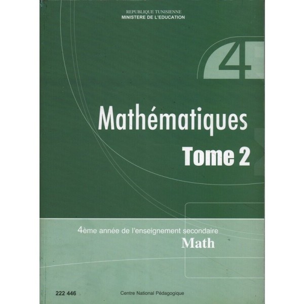 CNP 4E SEC Mathématiques T2...