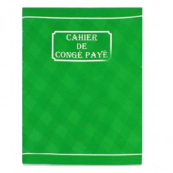 CAHIER DE CONGE PAYE-RIBAT...