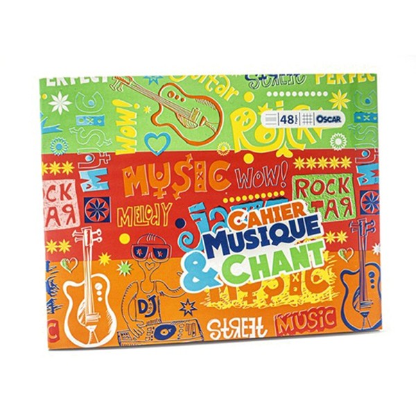 CAHIER DE MUSIQUE ET CHANTS...