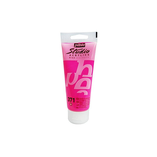 GOUACHE ACRYLIQUE PEBEO 100ML FLUO ROSE
